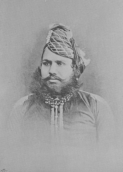 Maharaja Sawai Madho Singh II von (after) English photographer
