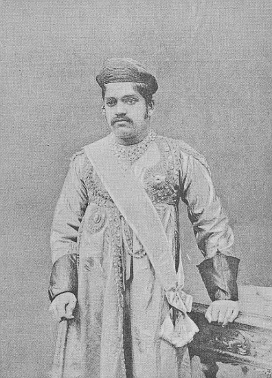 Maharaja Sayajirao Gaekwad III, c.1919 von (after) English photographer