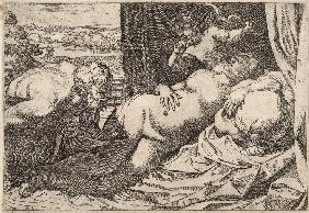 Satyr und Nymphe