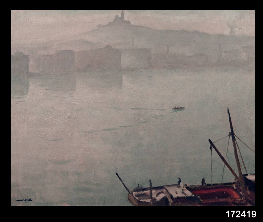 Der Hafen von Marseille von Albert Marquet