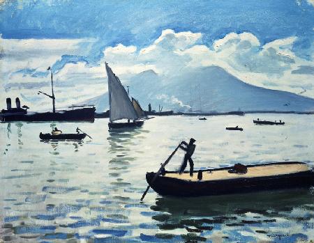 Die Bucht von Neapel 1909