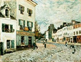 Marktplatz in Marly. 1876