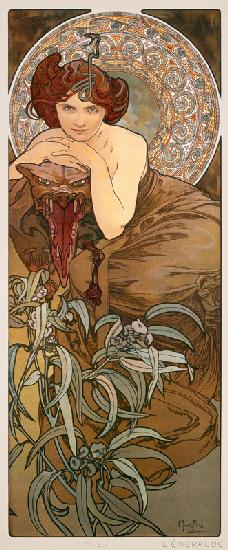 “Smaragd”, Aus dem Zyklus “Die Edelsteine”. 1900