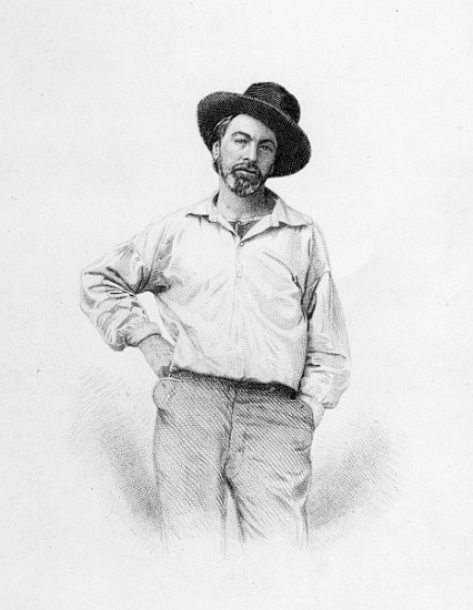 Walt Whitman, frontispiece to ''Leaves of Grass'' von American School