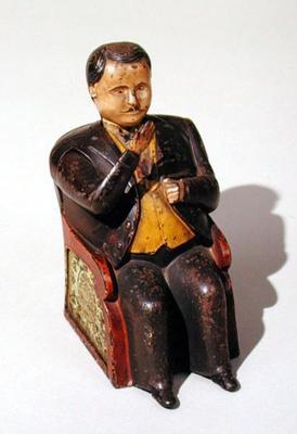 Tammany Mechanical Bank by J & E Stevens Co., c.1875 (iron and paint) 19th