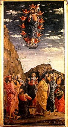 The Ascension, left hand panel from the Altarpiece c.1466