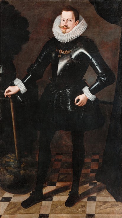 Porträt von König Philipp III. von Spanien und Portugal (1578-1621) von Andres Lopez Polanco