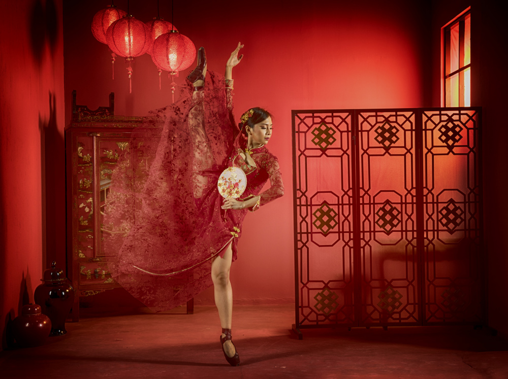 Ballett in Rot von Angela Muliani Hartojo