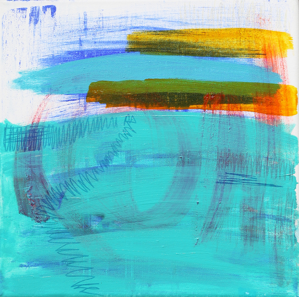 Turquoise Landscape von Angie Kenber