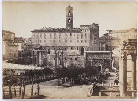 Rom: Das Forum Romanum gegen das Kapitol