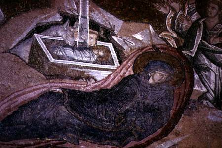 The Nativity, from the Chora Monastery,Byzantine von Anonymous