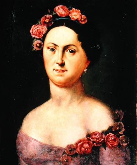 Portrait of Avdotia Istomina (1799-1848) von Anonymous