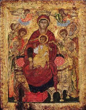 Madonna and Child enthroned with Saints early 18th