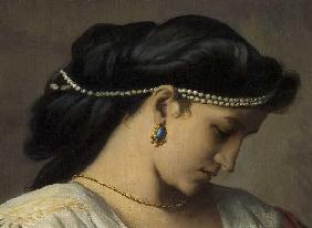 Medea (Detail: Kopf der Medea) 1870
