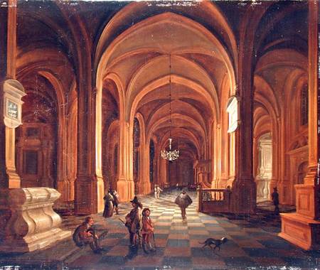 Church Interior von Anthonie de Lorme