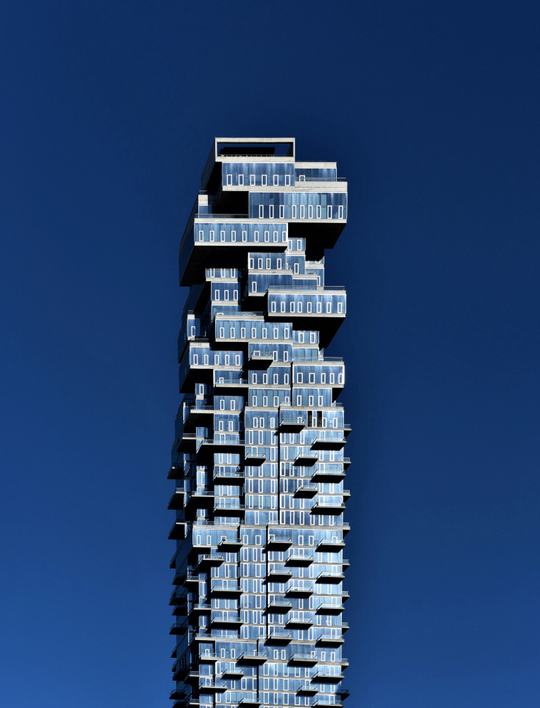 Blau auf Blau – Manhattan New York von Arnon Orbach