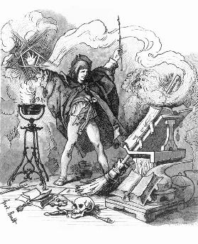 Der Zauberlehrling aus Goethes Werke 1880