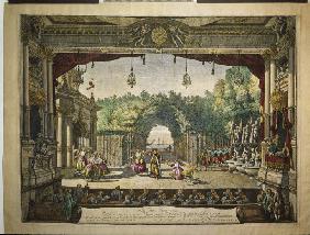 Ballett "Le Turc Généreux" ("Der großmütige Türke") im Wiener Hofburgtheater 1758