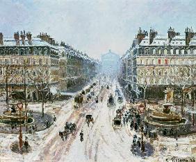 Avenue de l'Opera - Effect of Snow 1898