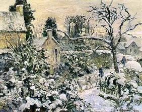 Effect of Snow with Cows at Montfoucault 1874