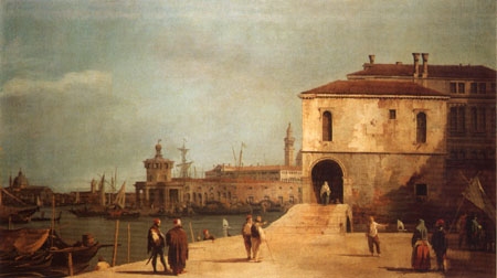 Fonteghetto della Farina von Giovanni Antonio Canal (Canaletto)