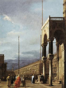 Piazza S. Marco looking West from the North End of the Piazzetta 1727
