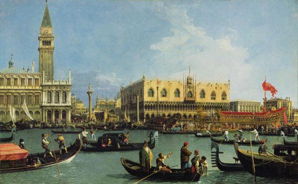 Die Rückkehr des Buccintoro, Venedig 1732