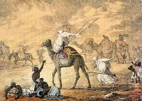 A Sand Wind on the Desert, from 'Narrative of Travels in Northern Africa in the Years 1818-19 and 18 20th