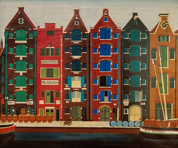 Amsterdam, Brouwersgracht, 1925. von Carl Grossberg