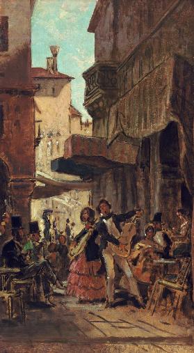 Italian Street Singers 1855