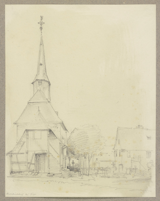 Dorfkirche in Unterliederbach von Carl Theodor Reiffenstein