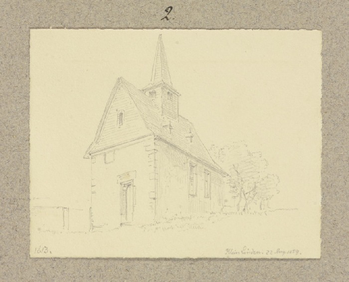 Kapelle in Klein-Linden von Carl Theodor Reiffenstein