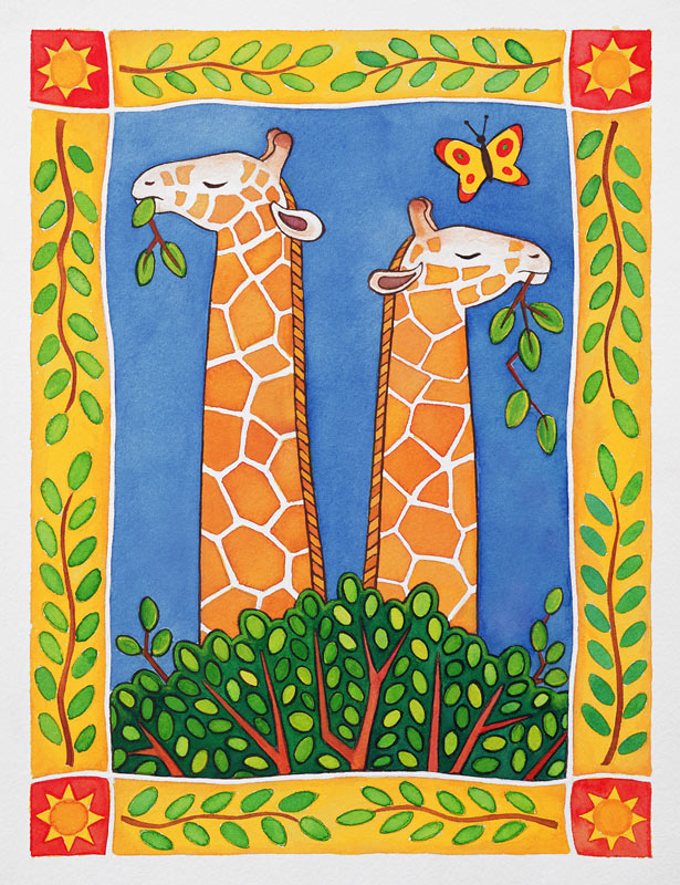 Giraffes von Cathy  Baxter