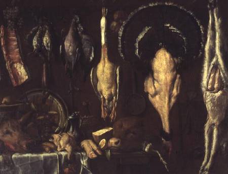 Still Life of a Butcher's Counter von Chimenti Jacopo Empoli