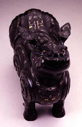 Pouring vessel in the form of an imaginary tapir-like beast, Ming dynasty 16th-17th