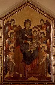 Thronende Madonna, umgeben von sechs Engeln von giovanni Cimabue