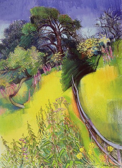 Midsummer (pastel on paper)  von Claire  Spencer