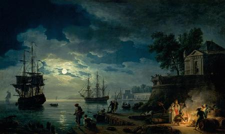 Night: A Port in the Moonlight 1748