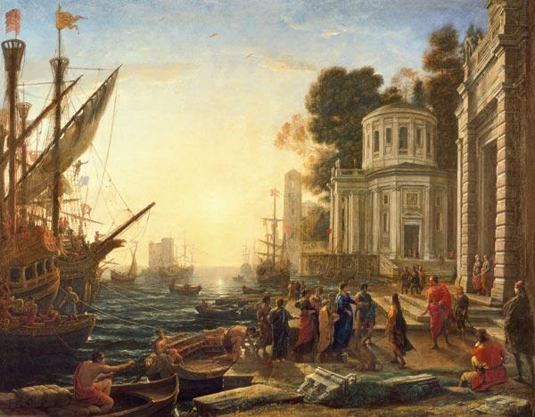 Cleopatra Disembarking at Tarsus 1642