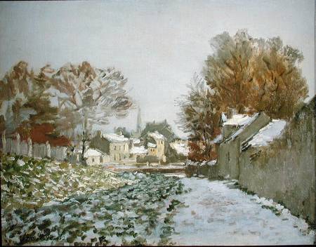 Snow at Argenteuil von Claude Monet