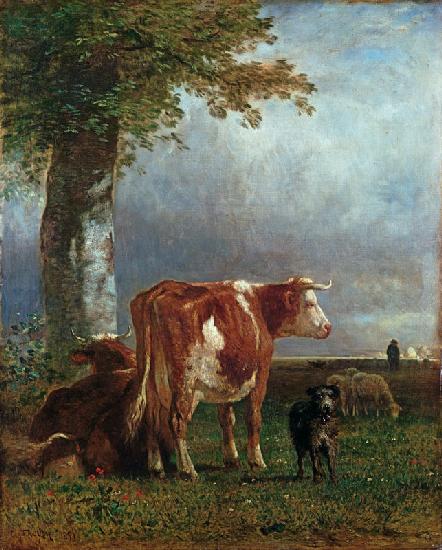 Kühe auf der Weide 1851