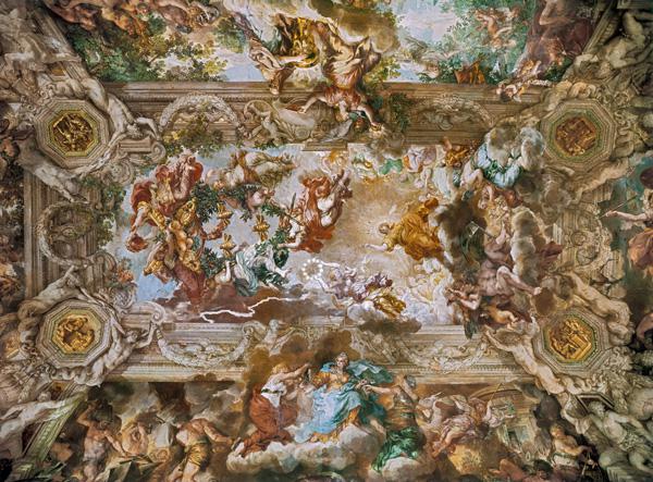 Der Triumph der Göttlichen Vorsehung (Verherrlichung des Papstes und der Familie Barberini) 1633-39