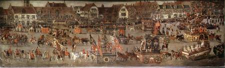 The Triumph of the Archduchess Isabella (1556-1633) in the Brussels Ommeganck of Sunday 31st May 161 von Denys van Alsloot