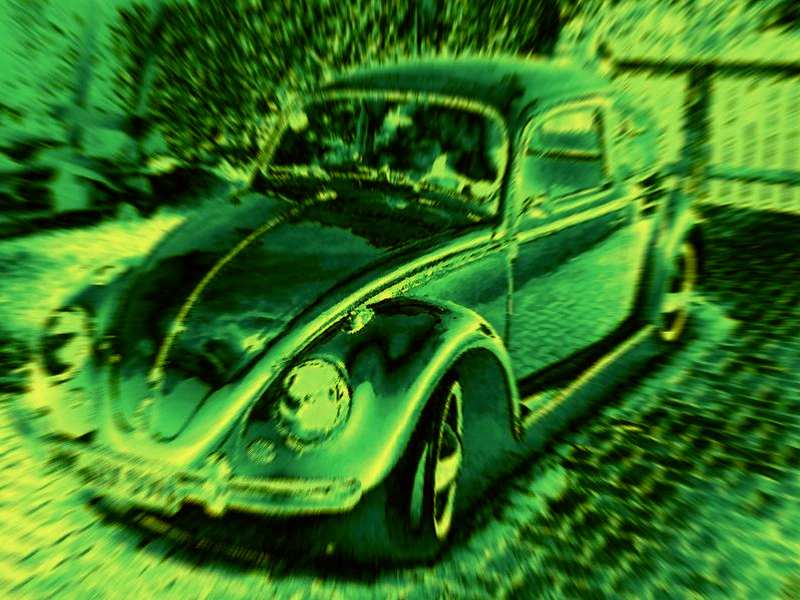 VW Käfer grün von Christophe Didillon