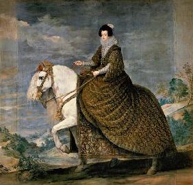 Isabella von Bourbon (Gemahlin Philipps IV.) zu Pferde 1629-1635