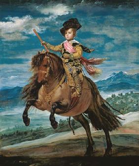 Prinz Baltasar Carlos zu Pferde c.1635-36