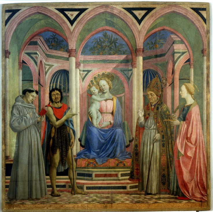 Altar von Santa Lucia de' Magnoli von Domenico Veneziano