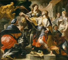 Solomon Worshiping the Pagan Gods 1695/1700
