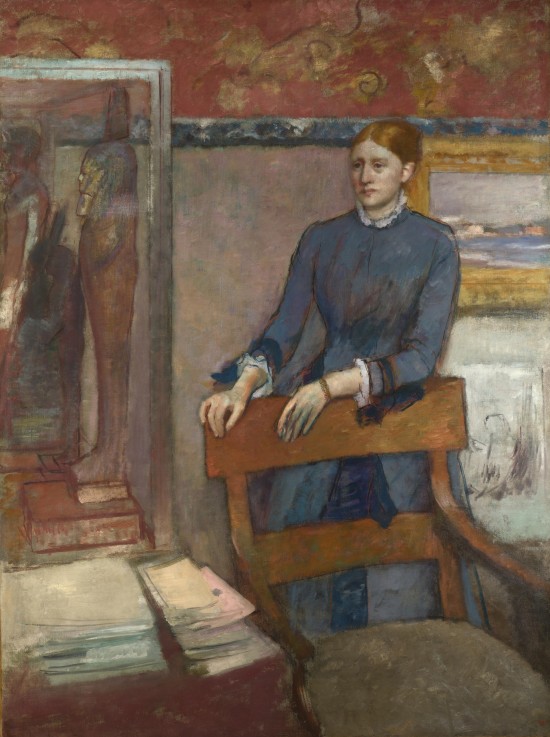 Hélène Rouart im Arbeitszimmer ihres Vaters von Edgar Degas