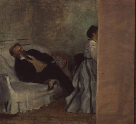 Monsieur and Madame Edouard Manet von Edgar Degas